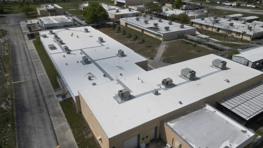 commercial flat roof