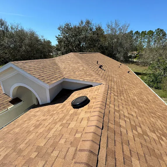 Professional shingle roof replacement in Brooksville, FL by Protech Roofing Services.